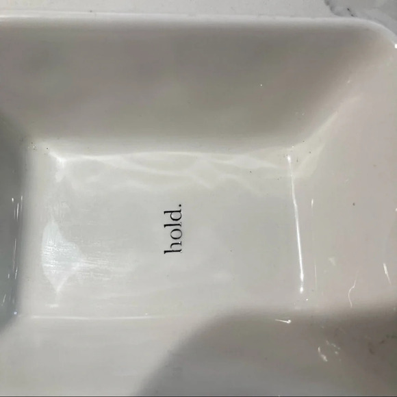 RAE DUNN Set Goals Take Action Hold Paperclip Desk  Trinket Dishes - Picture 4 of 8